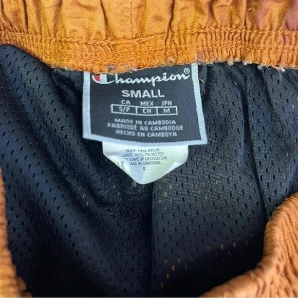 Champion Reverse Weave X Athletic Shorts Bronze Orange Size Small - Picture 2 of 6